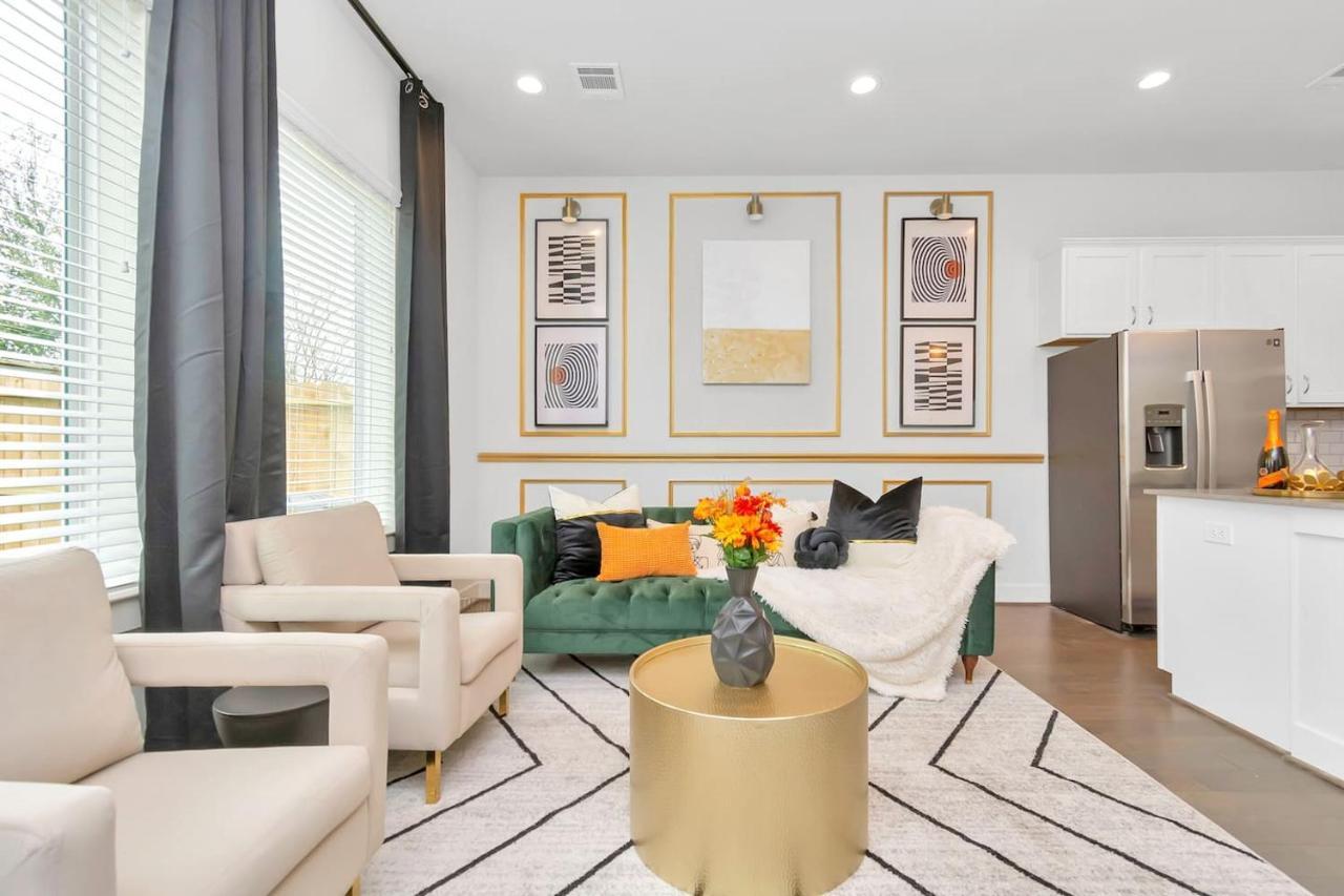 Emerald Palace - New, Modern 3Br Townhome Close To Downtown, Nrg, Med Ctr هيوستن المظهر الخارجي الصورة