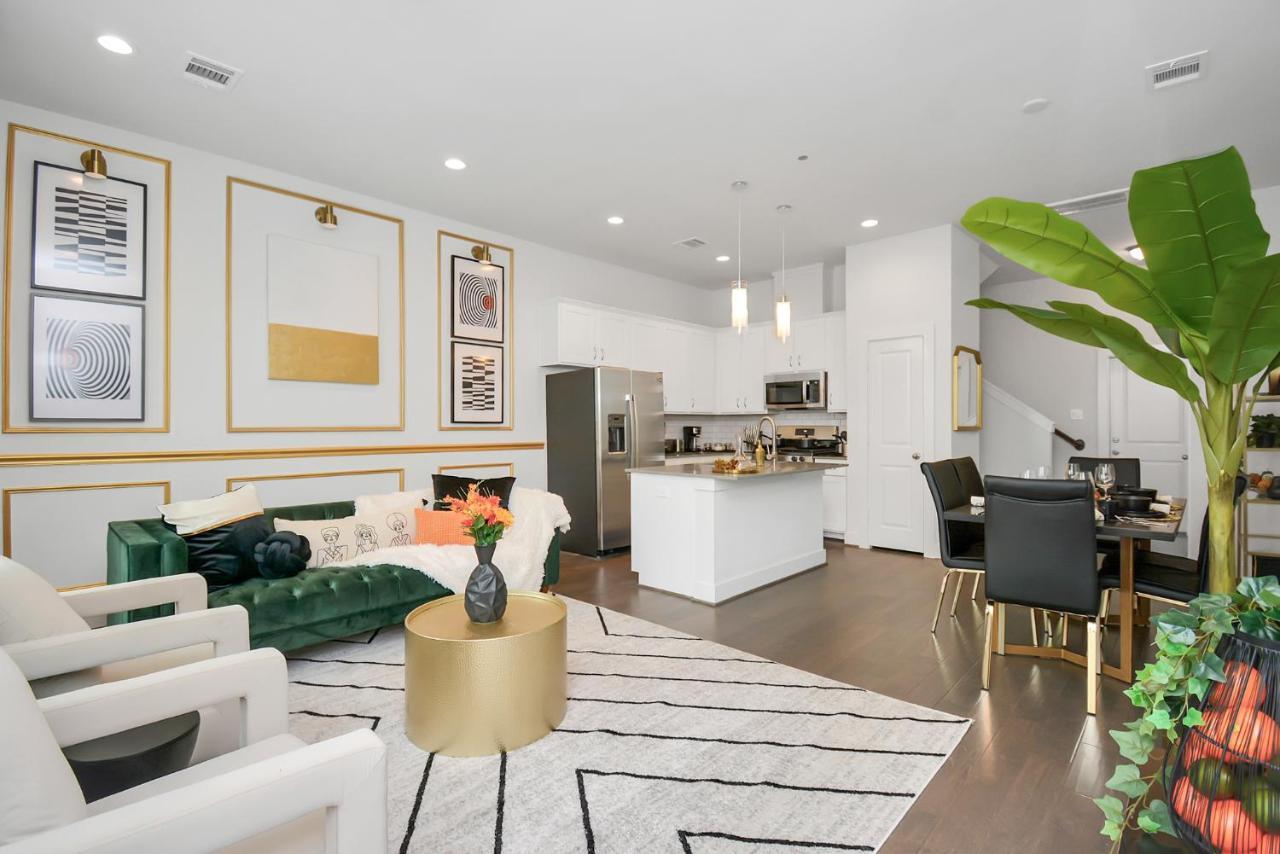 Emerald Palace - New, Modern 3Br Townhome Close To Downtown, Nrg, Med Ctr هيوستن المظهر الخارجي الصورة