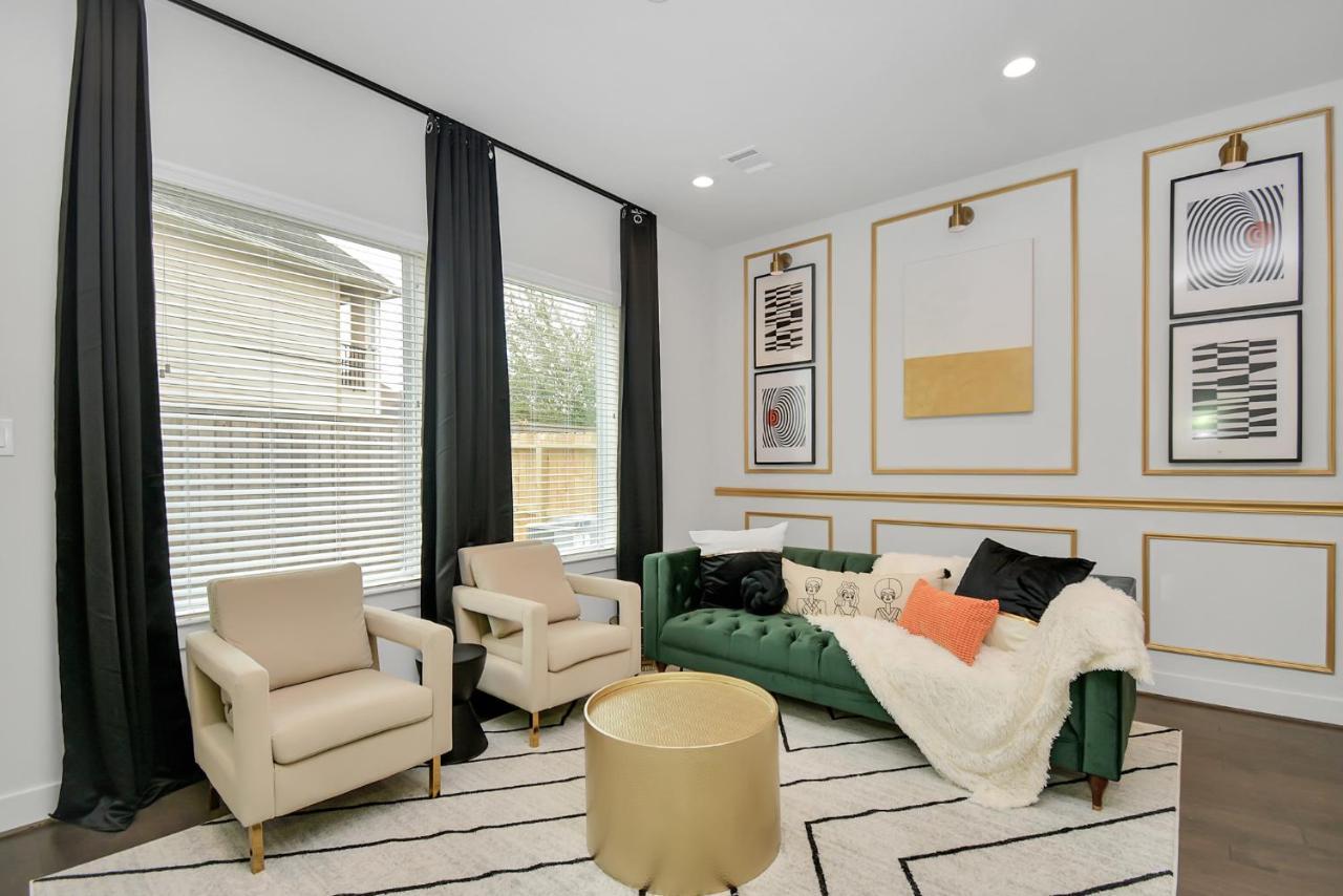 Emerald Palace - New, Modern 3Br Townhome Close To Downtown, Nrg, Med Ctr هيوستن المظهر الخارجي الصورة